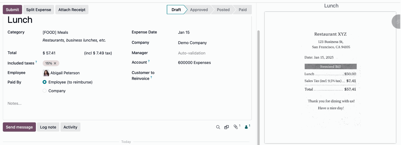 Module HR Odoo